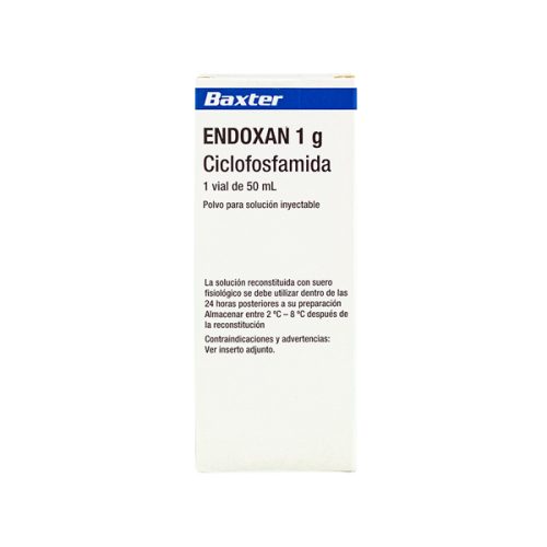 ENDOXAN-CICLOFOSFAMIDA 1G SOLUCION INYECTABLE (BAXTER S.A)