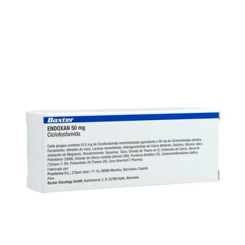 ENDOXAN-CICLOFOSFAMIDA 50MG TABLETA (BAXTER S.A)